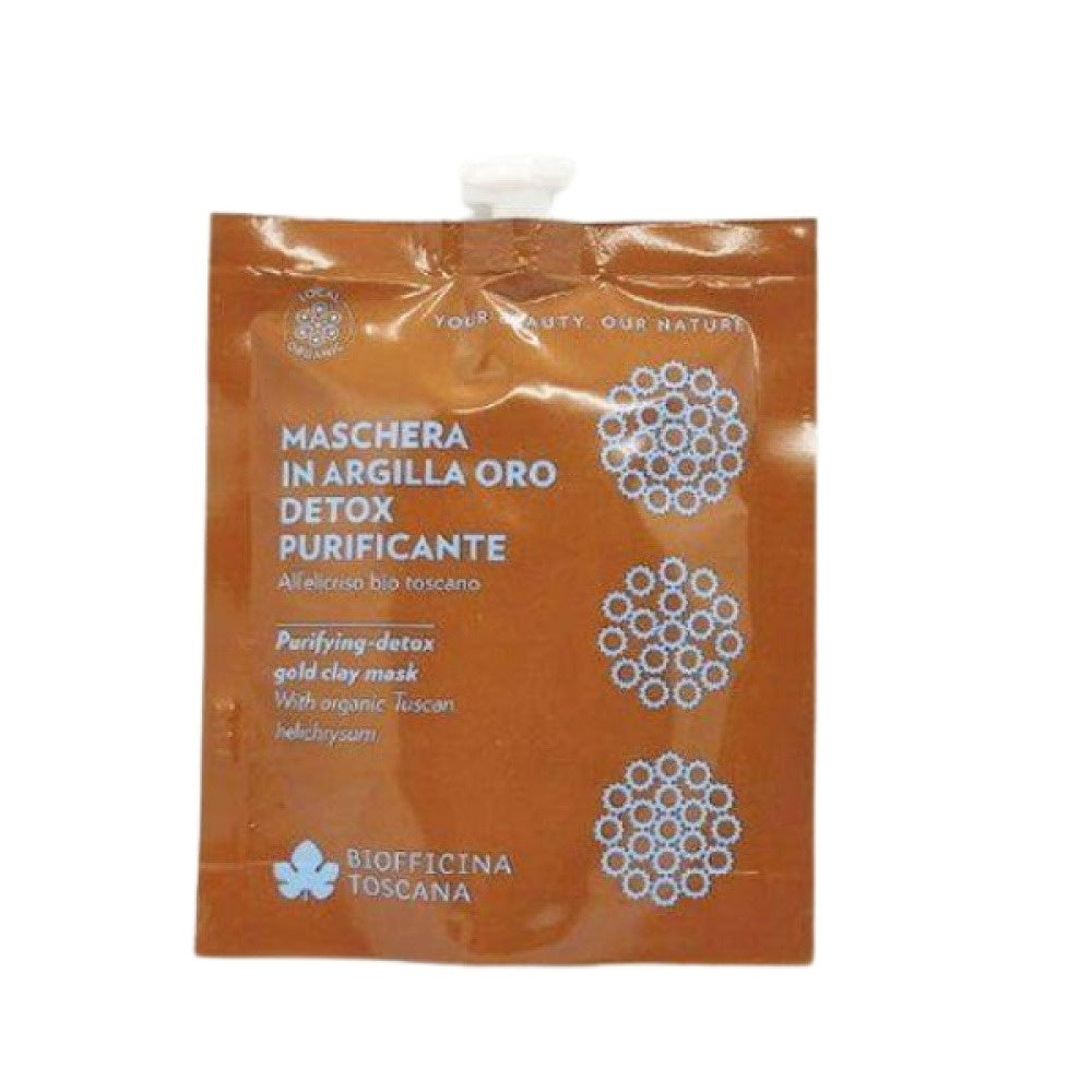 Biofficina Toscana Maschera In Argilla Oro Detox Purificante 30g_0