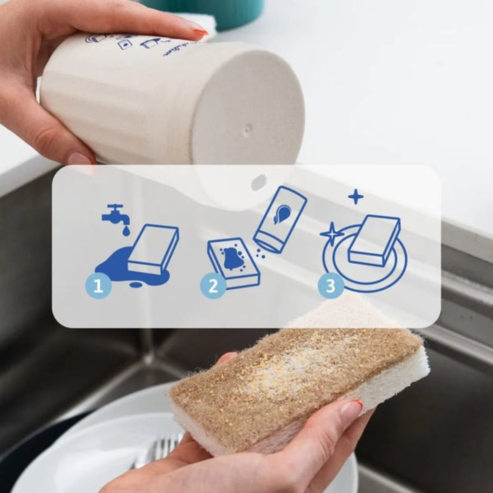 Polvo Lavavajillas a mano Pack (bote + refill) limón Natulim