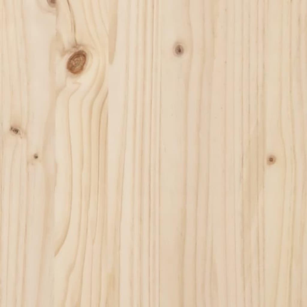 Mesa De Centro De Madera Maciza De Pino 55x55x40 Cm_4
