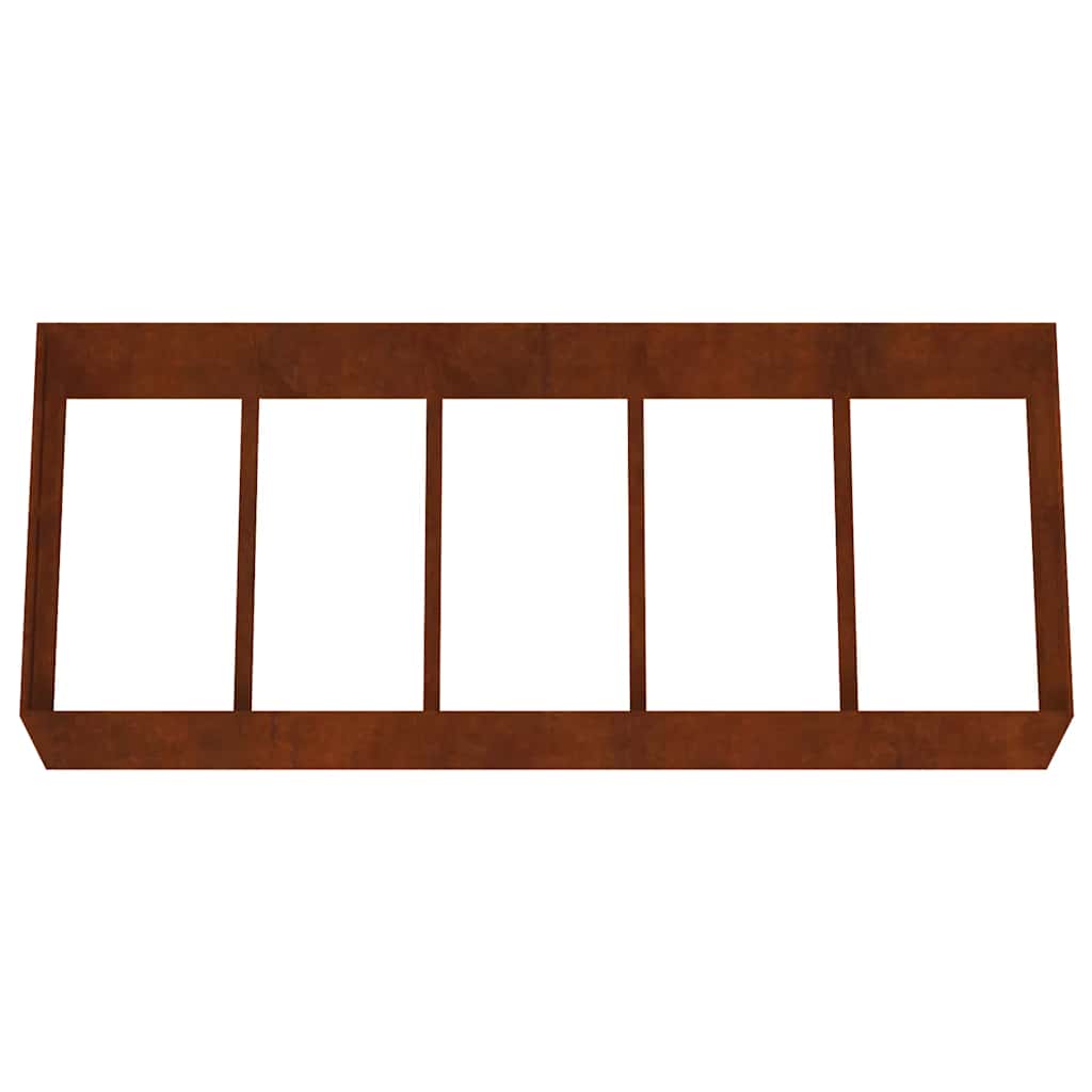Jardinera Acero Corten 200x80x40 Cm_4