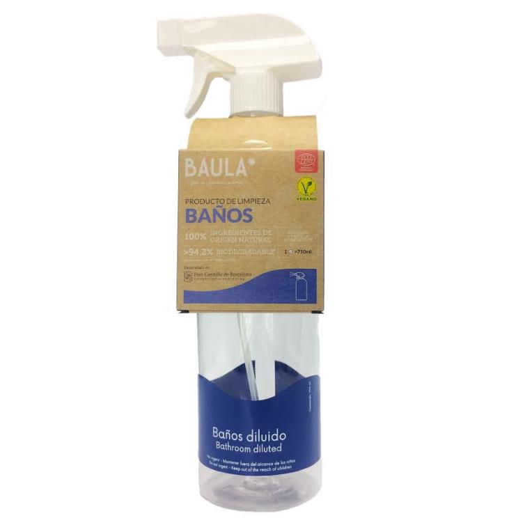 Pacote de produto de limpeza ecológico para casa de banho + pulverizador Baula