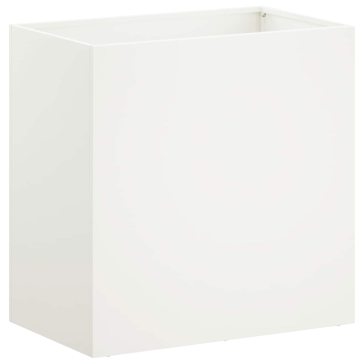 Macetero De Jardín 2 Uds. Blanco 50 X 30 X 50 Cm_2