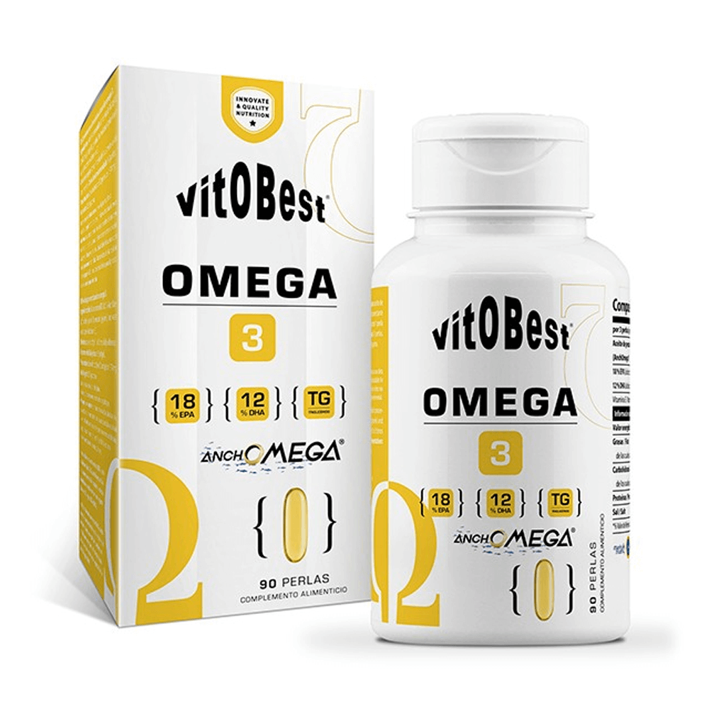 Omega 3 (anchomega®) - 90 Softgels - Omega 3 - Vitobest_0