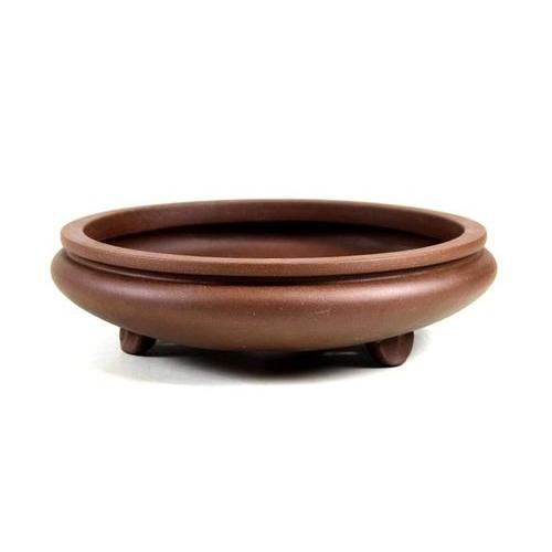 Vaso bonsai redondo sem esmalte 24 cm