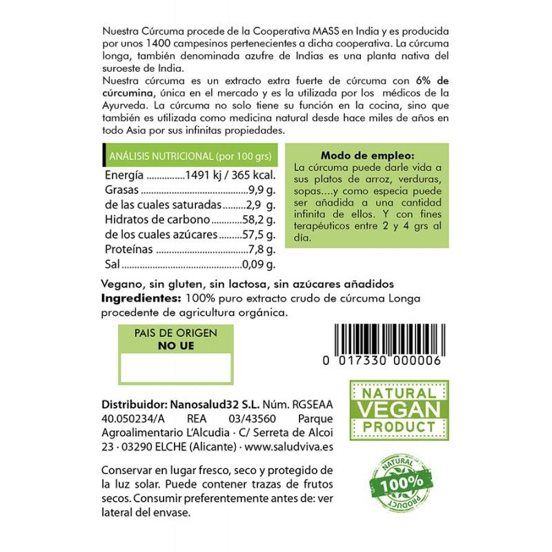 Cúrcuma Saúde Viva 80 g