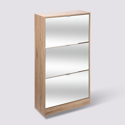 Zapatero De 3 Cajones  Con Espejo