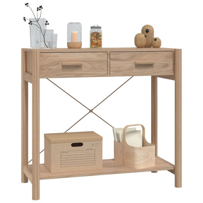 Mesa Consola De Madera Contrachapada 82x38x75 Cm_3