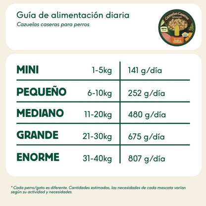 Cazuelas Caseras Cerdo y Calabaza Wild Balance 280g
