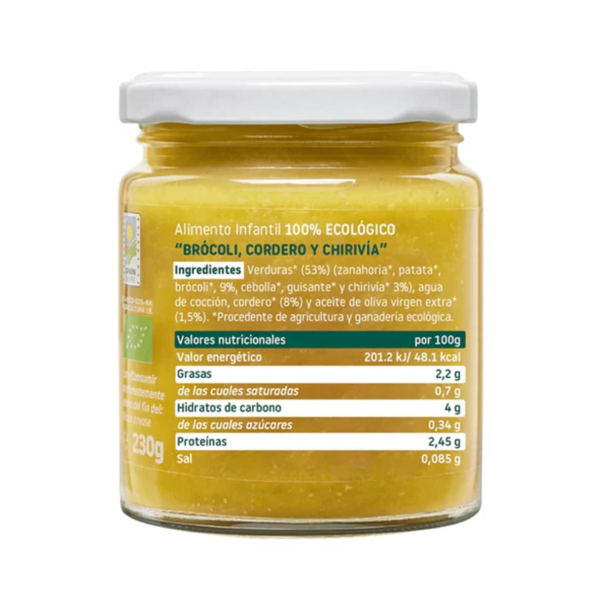 PROMO 3x Brócolos Biológicos com Borrego e Pastinaca Smileat 230g