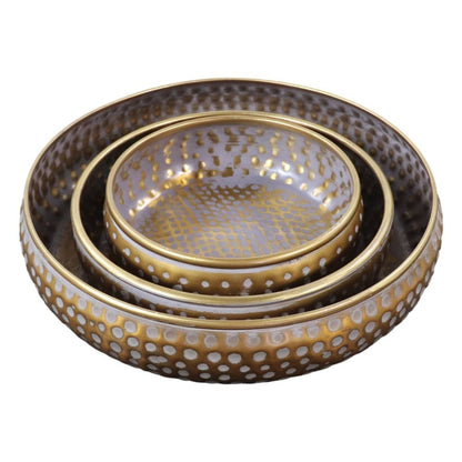 Hsm Collection Juego De Cuencos Decorativos 3 Piezas_0