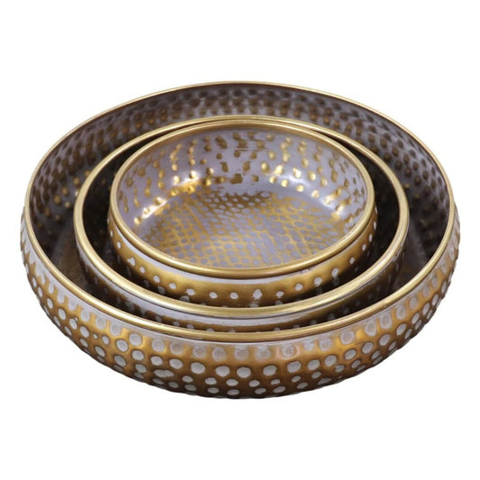Hsm Collection Juego De Cuencos Decorativos 3 Piezas_0