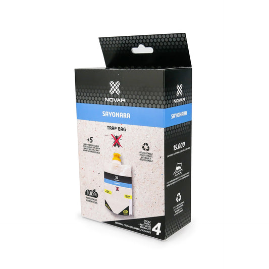 Novar Sayonara Trap Bag Reutilizável para Armadilha de Moscas