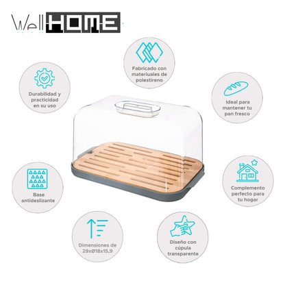 Wellhome - Caja Para Guardar El Pan Fresheat_1
