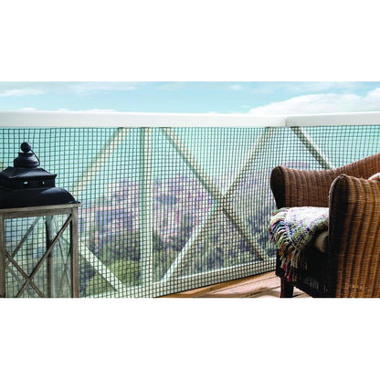 Tela Cuadranet 1x5m 5x5 mm Nortene Castanho