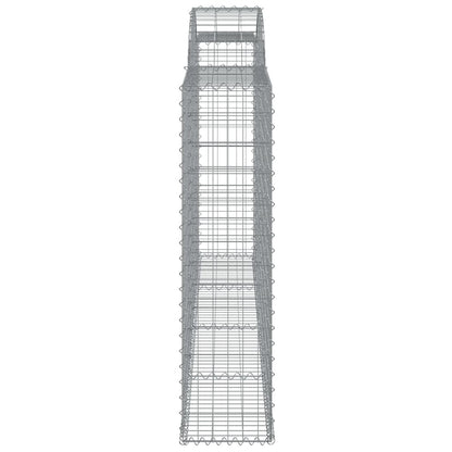 Cestas Gaviones 17 Uds Forma De Arco Hierro 300x30x120/140 Cm_4