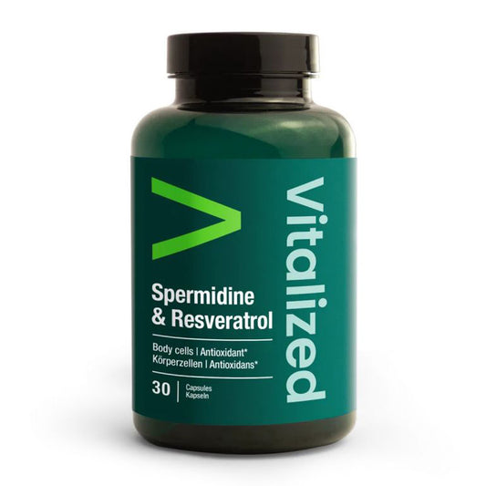 Espermidina e Resveratrol, Vitalizados 30 cápsulas