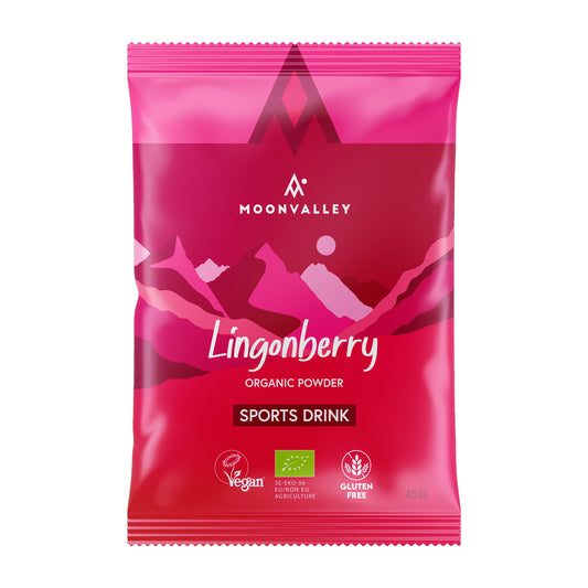 Bebida Deportiva Polvo Con Arándanos Rojos Bio Moonvalley 45g