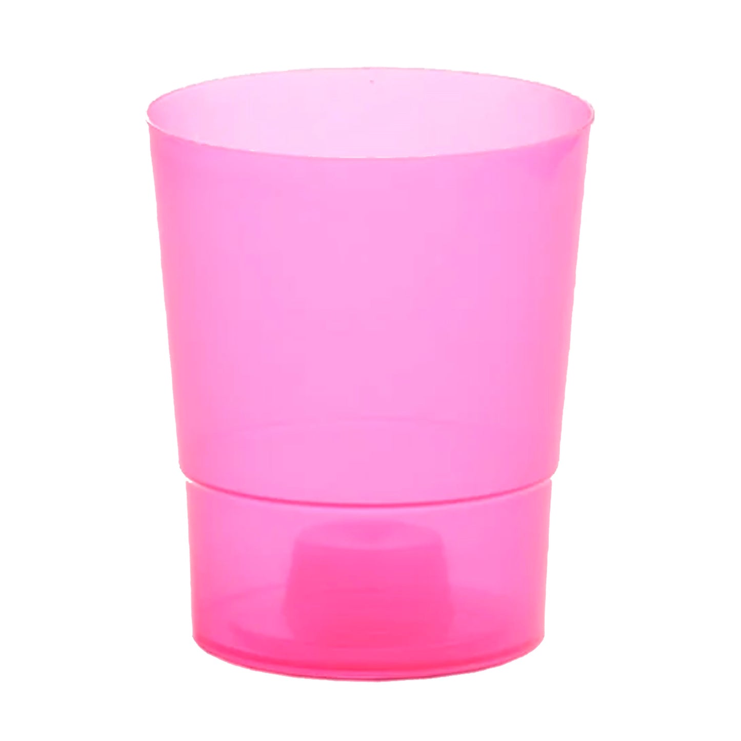 Maceta Coubi Orchid 1,1l., Dimensiones (mm) 125x125x147, Color Rosa Transparente