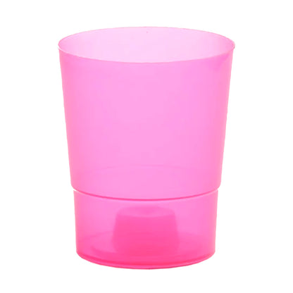 Maceta Coubi Orchid 1,1l., Dimensiones (mm) 125x125x147, Color Rosa Transparente