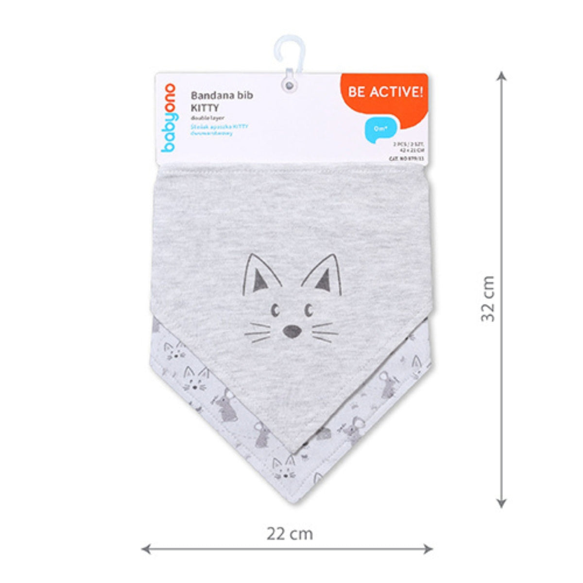 Set De 2 Babero Bandana Kitty_2