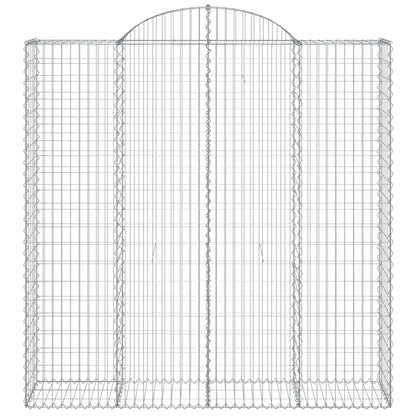 Cestas De Gaviones 4 Uds Forma De Arco Hierro 200x50x200/220 Cm_3
