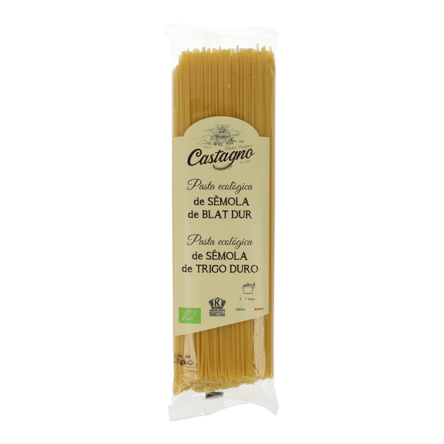 Esparguete de Trigo Duro ECO Castagno 500 g