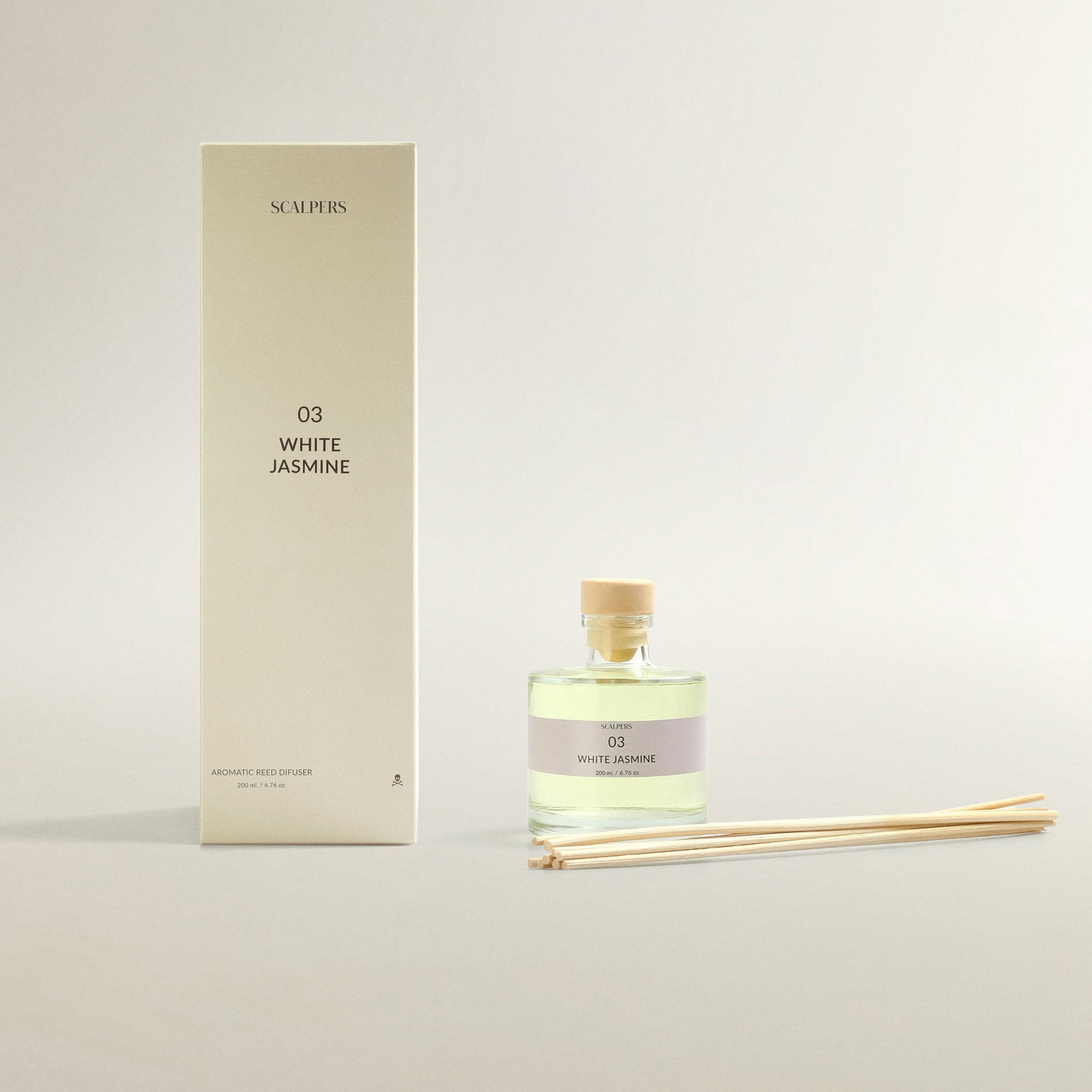 Difusor Mikado 200ml Jazmín Blanco Scalpers_4