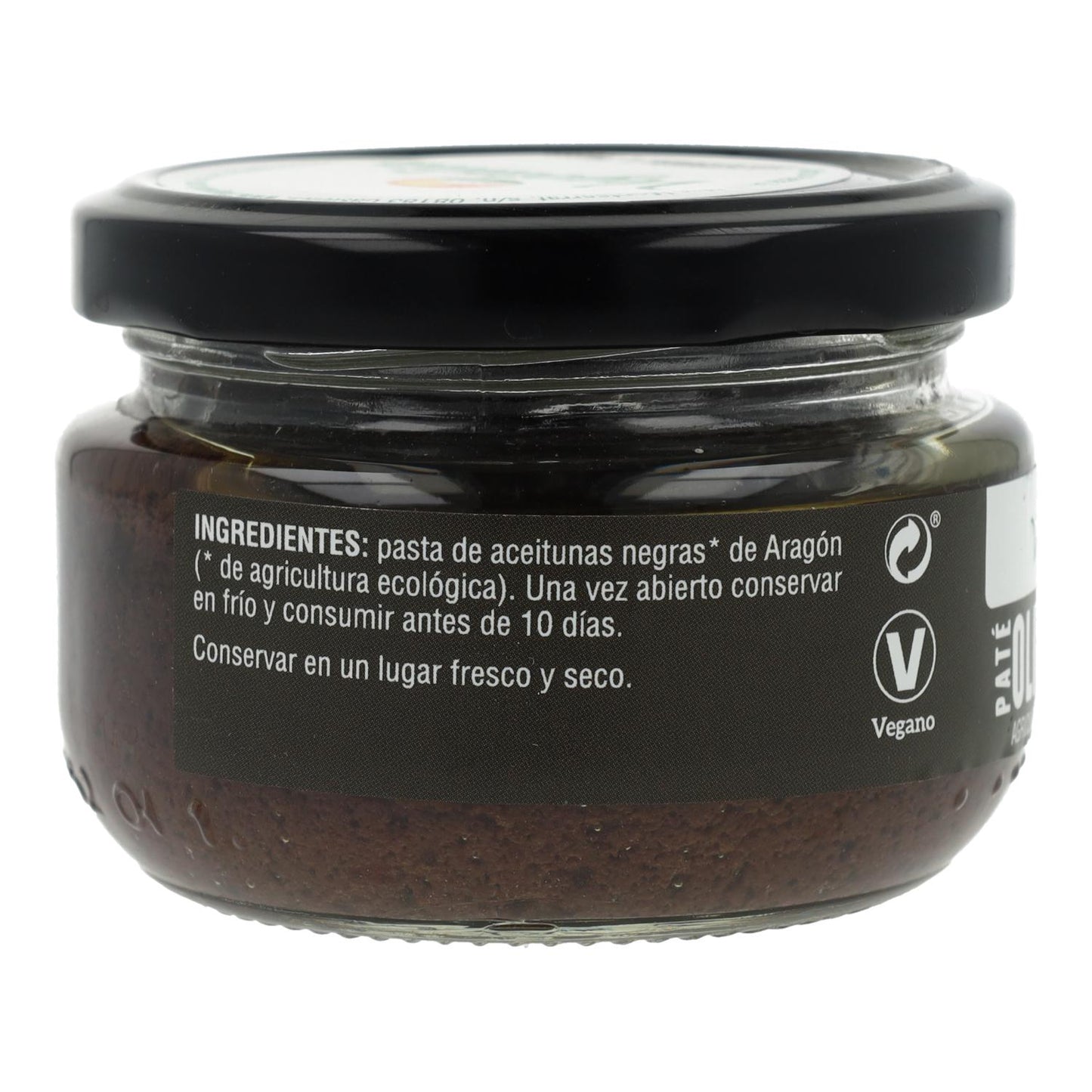 Paté de Azeitona Preta Biológica Vegetalia 180 g