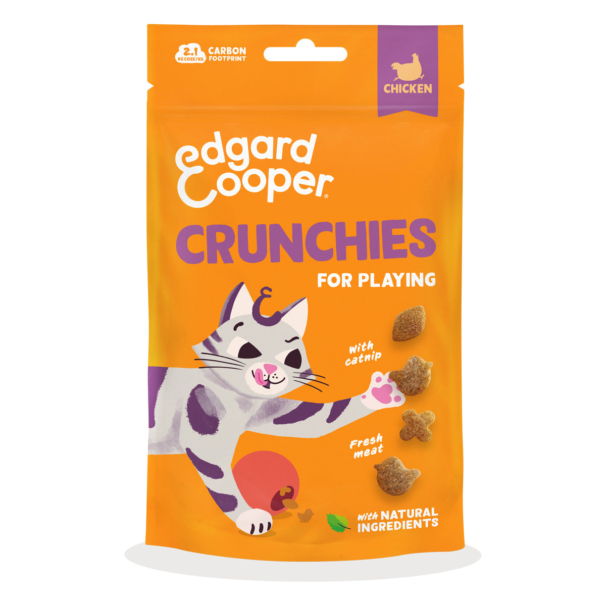 Edgard Cooper Bolachas de Frango Petiscos Naturais para Gatos 50g