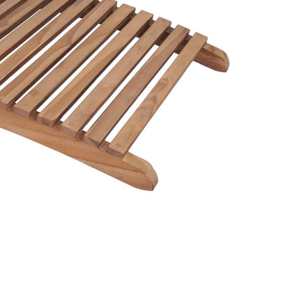 Tumbona Plegable De Madera Maciza De Teca / Vetonek_5