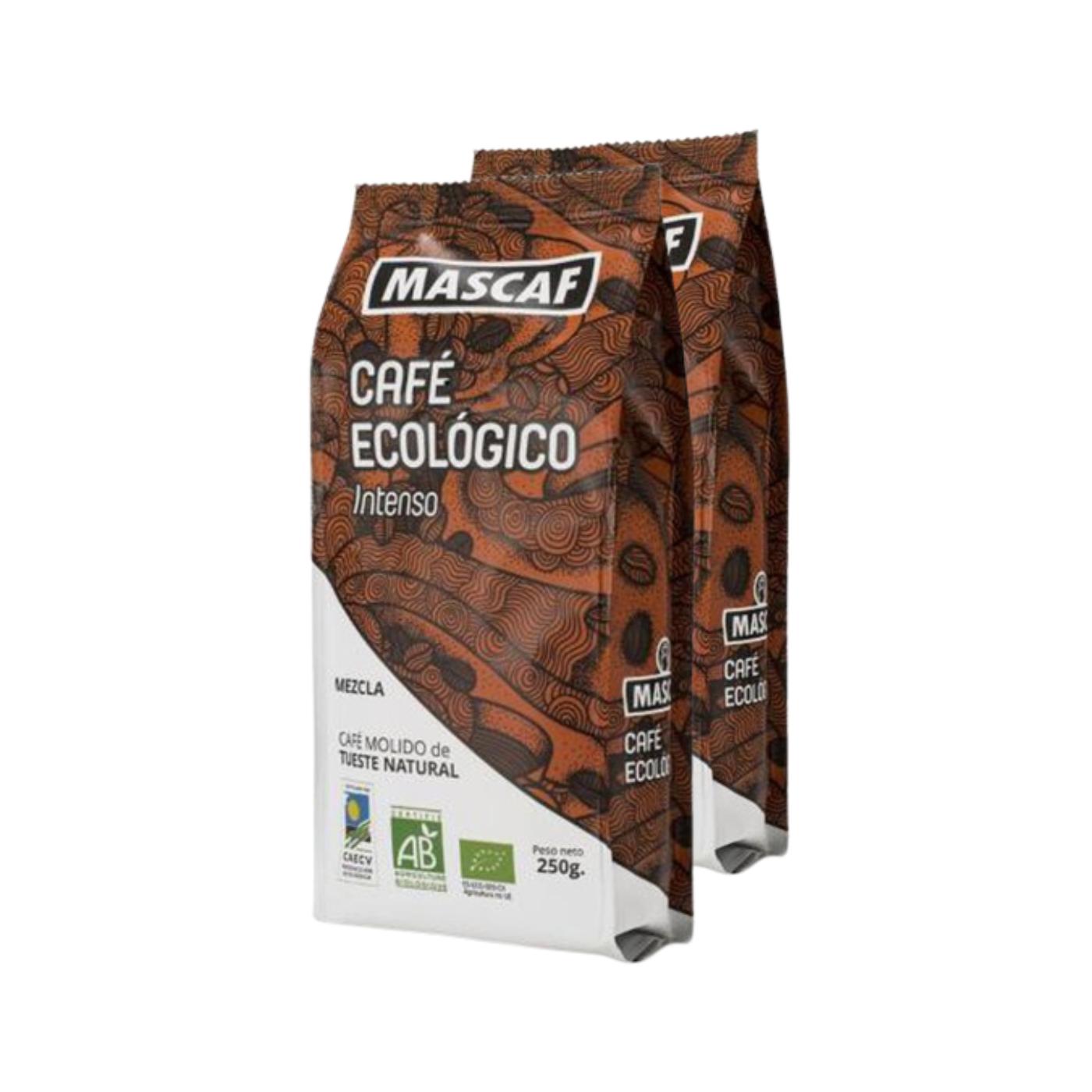 Pacote de Café Moído Intenso Mascaf 2 x 250 g