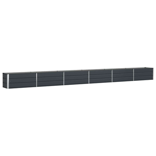 Jardinera Antracita 580 X 50 X 45 Cm Acero Galvanizado_0
