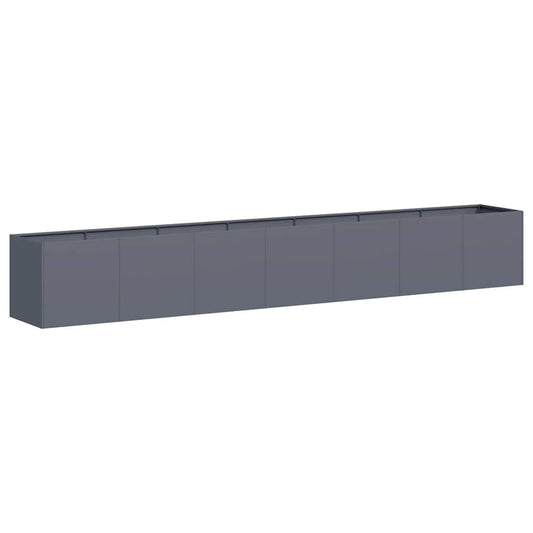 Jardinera De Acero Laminado En Frío Antracita 280x40x40 Cm_0