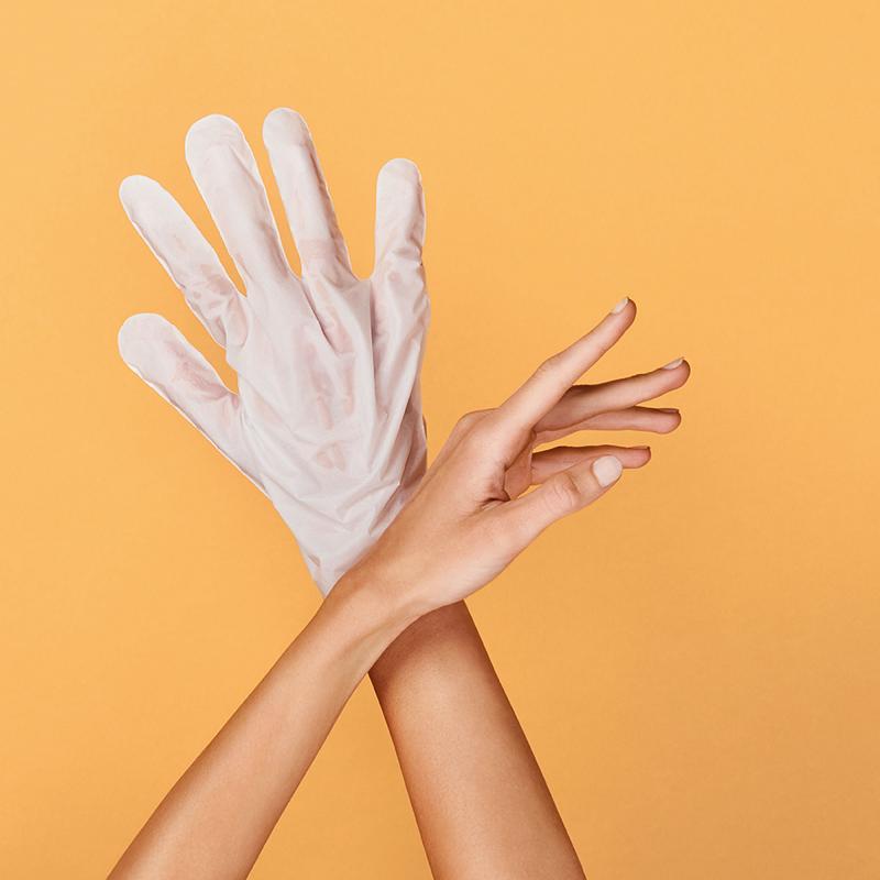 Iroha Nature Máscara Reparadora com Pêssego e Manteiga de Karité 2 Luvas de 9ml