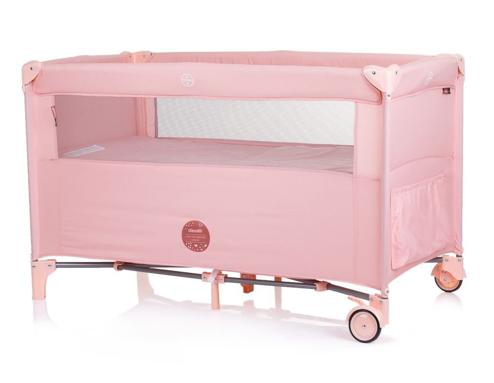 Cuna De Viaje Relax Linen Flamingo_2