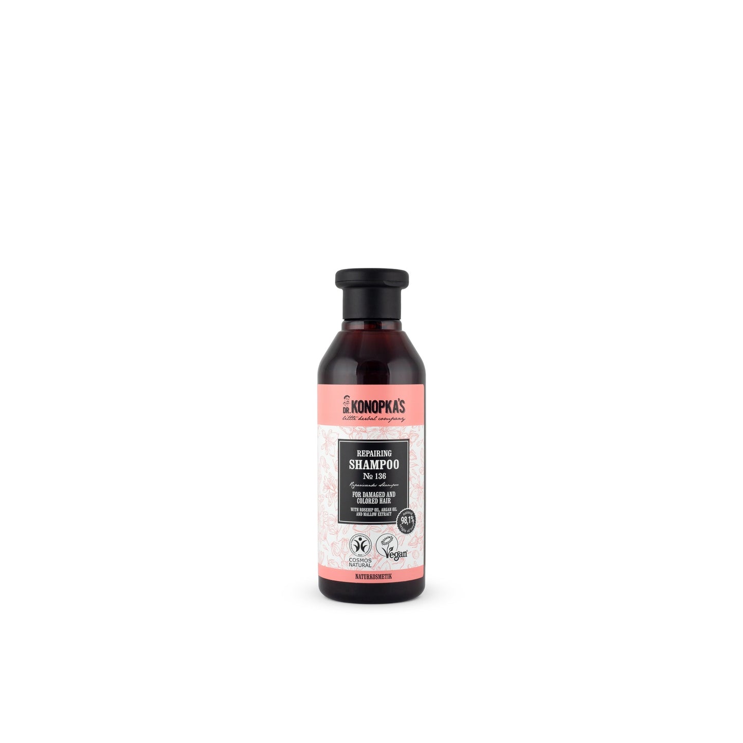 Champô Reparador Dr. Konopka 280ml para Cabelo Danificado e Pintado