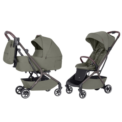 Carrello Carrito De Bebé Magia Dúo 2 En 1 Malted Green_0