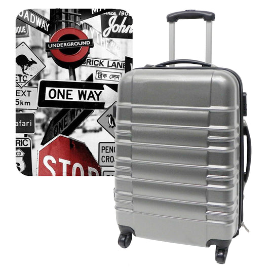 Set De Maleta 64x45x28cm Con Funda Protectora'travel Tips'_0