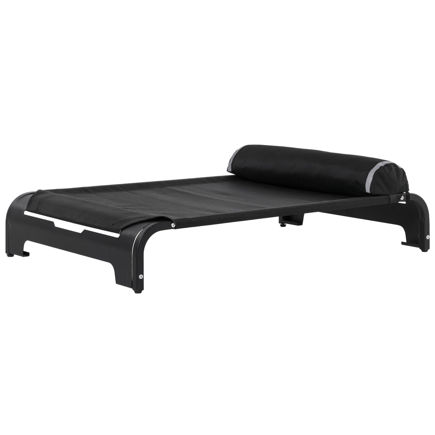 Pawhut Cama Elevada De Perros Mascota Transpirable Con Almohada Extraíble_0