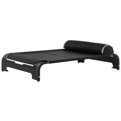 Pawhut Cama Elevada De Perros Mascota Transpirable Con Almohada Extraíble_0