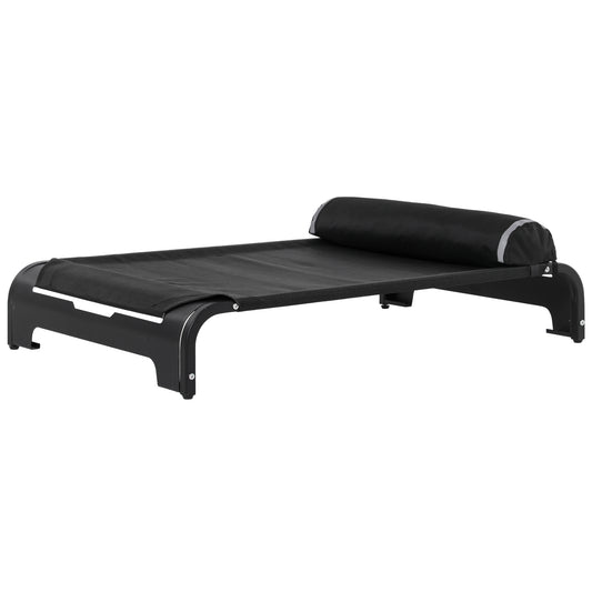 Pawhut Cama Elevada De Perros Mascota Transpirable Con Almohada Extraíble_0
