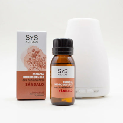 Esencia Hidrosoluble Sándalo SYS Aromas 50 ml | Aroma Especiado y Amaderado | Para Humidificadores y Difusores_1