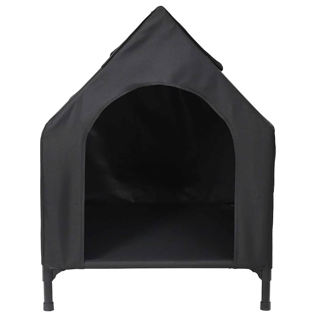 Casa Para Mascotas Manual Negro 90 X 65 X 83 Cm Acero_3