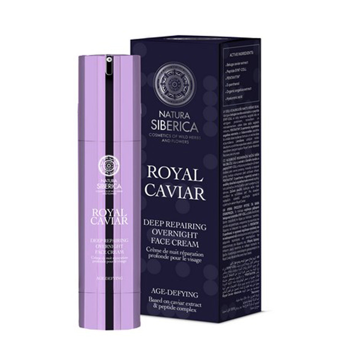 Creme Facial de Noite Royal Caviar Deep Repair, Natura Siberica, 50 ml