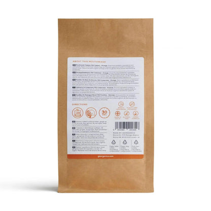Recargas de comprimidos para elixir bucal Georganics Orange, 720 unidades