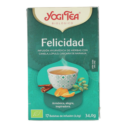 Yogi Tea BIO Felicidade 17 saquetas de chá