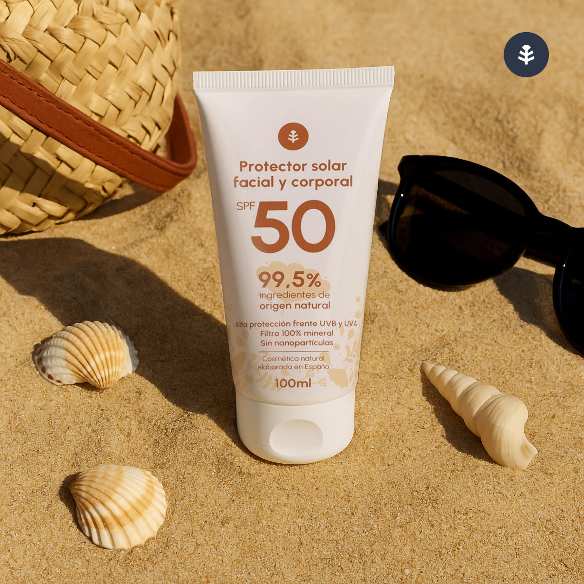 Creme Protetor Solar 100% Mineral FPS50 Planeta Huerto 100 ml