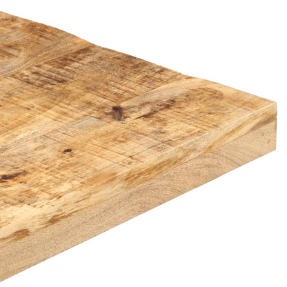 Mesa De Bistró Cuadrada Madera De Mango Rugosa 60x60x75 Cm_2