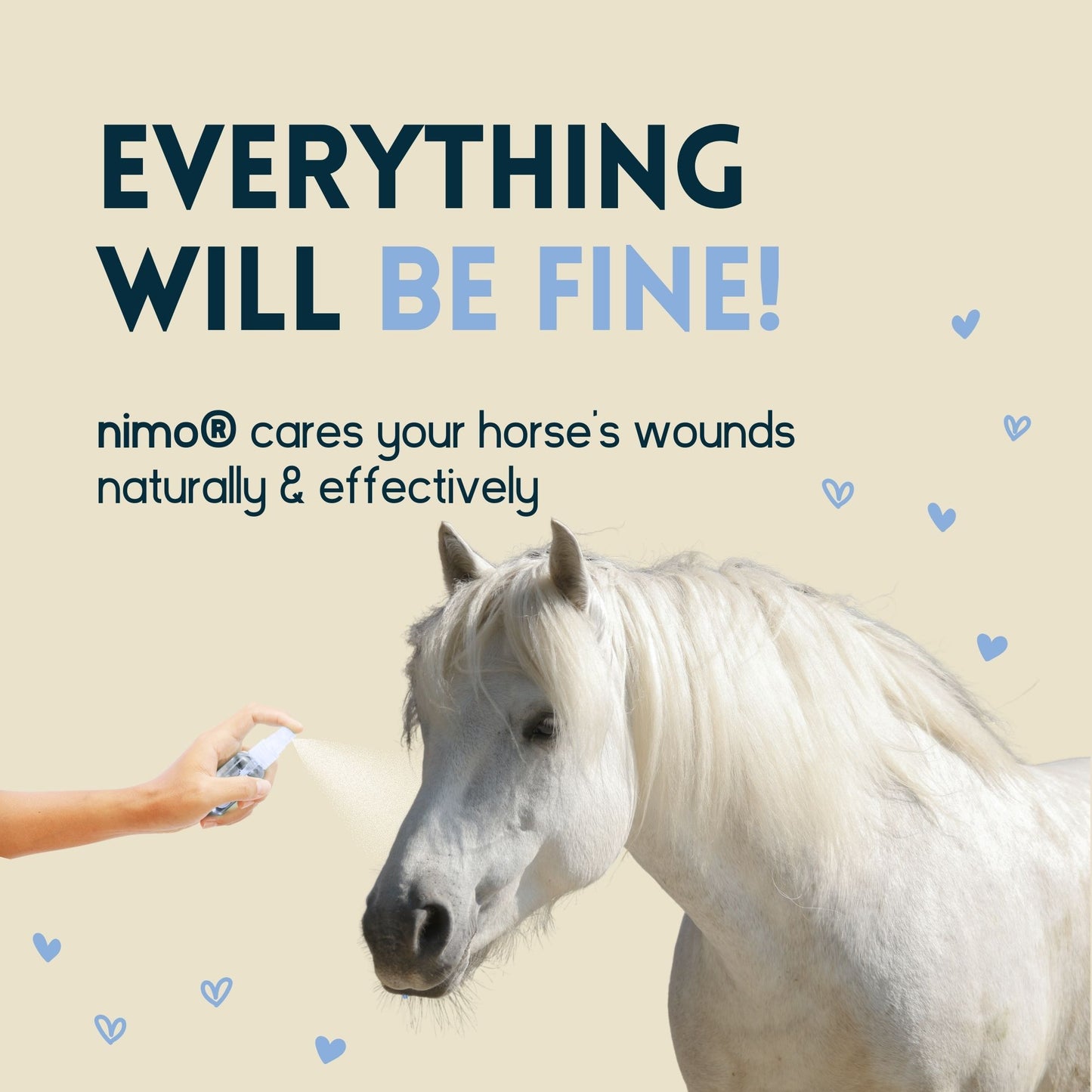Spray Para Heridas Para Caballos - Nimo - 125 Ml_1