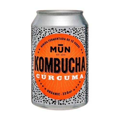Kombucha Curcuma-Laranja Lata ECO Mun 330 ml